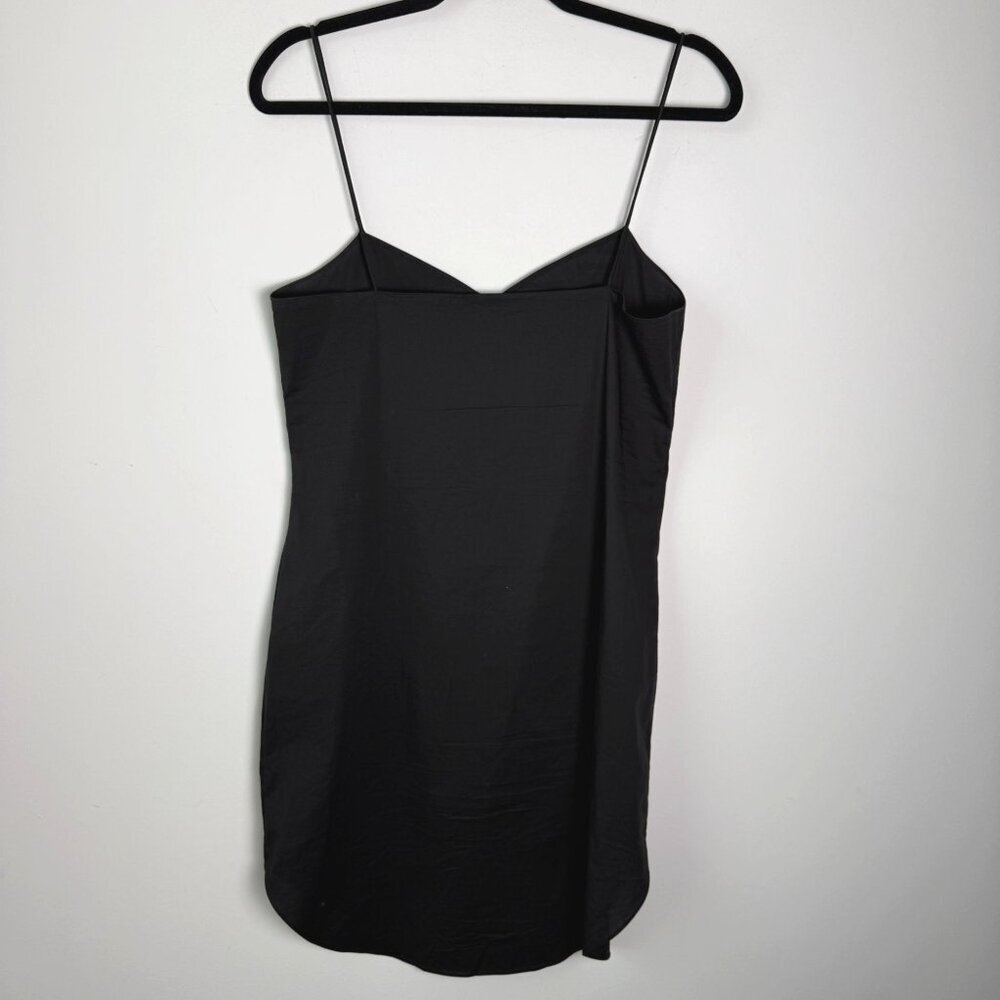 Theory Mini Slip Spaghetti Strap Black Size Small Minimalist Chic CBK - Picture 5 of 7